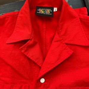 Big Bud Short Sleeve Mustang Red Jumpsuit Small